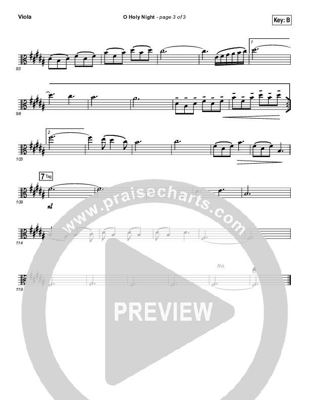 O Holy Night (Live) Viola (Jeremy Riddle)