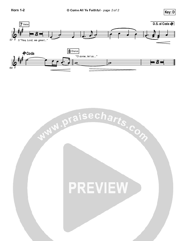 O Come All Ye Faithful (Live) Brass Pack (Jeremy Riddle)