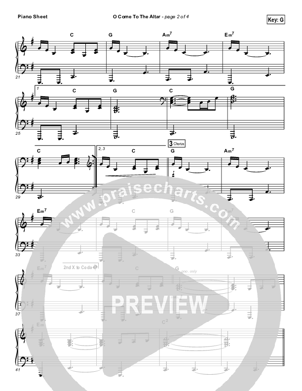 O Come To The Altar (Choral Anthem SATB) Piano Sheet (Elevation Worship / Arr. Luke Gambill)