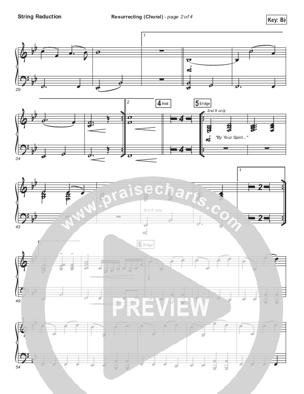 Resurrecting (Choral Anthem SATB) Synth Strings (Elevation Worship / Arr. Luke Gambill)