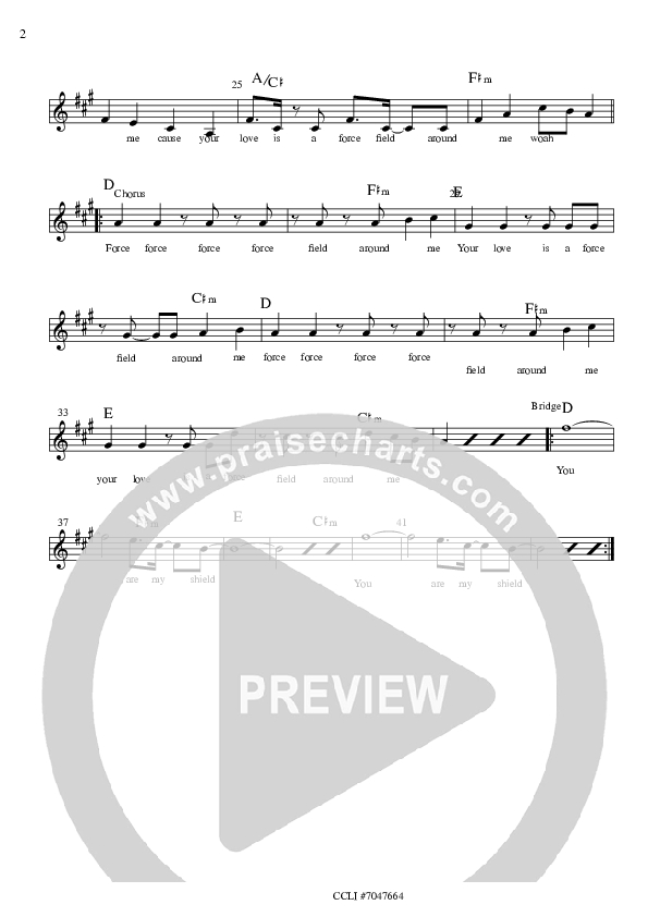 Force Field Lead Sheet (Bright City)