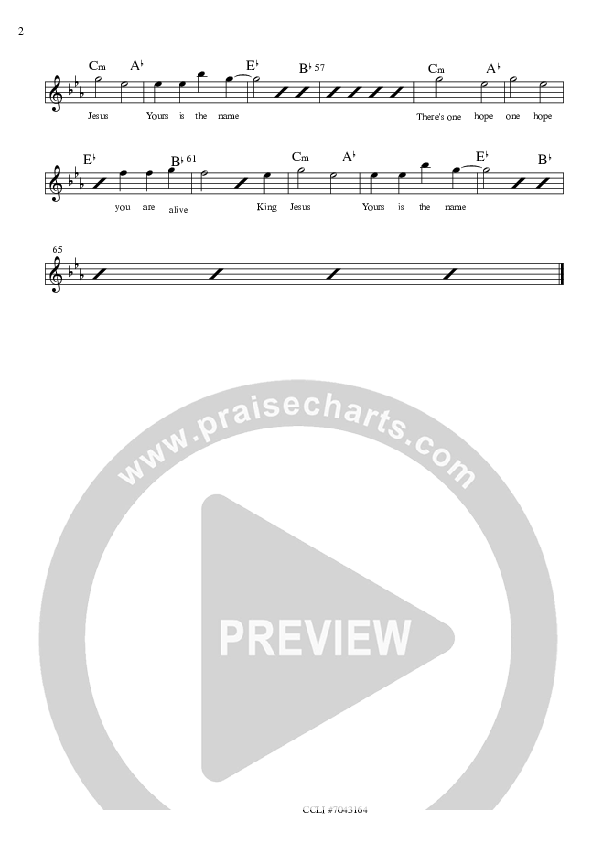 We Believe Lead Sheet (Bright City)