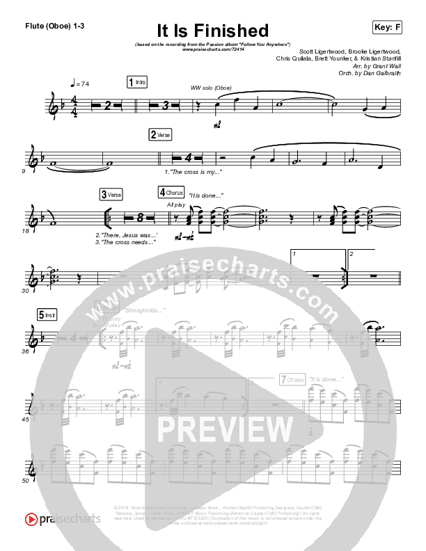 It Is Finished Wind Pack (Passion / Melodie Malone)