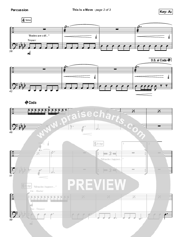 This Is A Move Percussion (Tasha Cobbs Leonard)