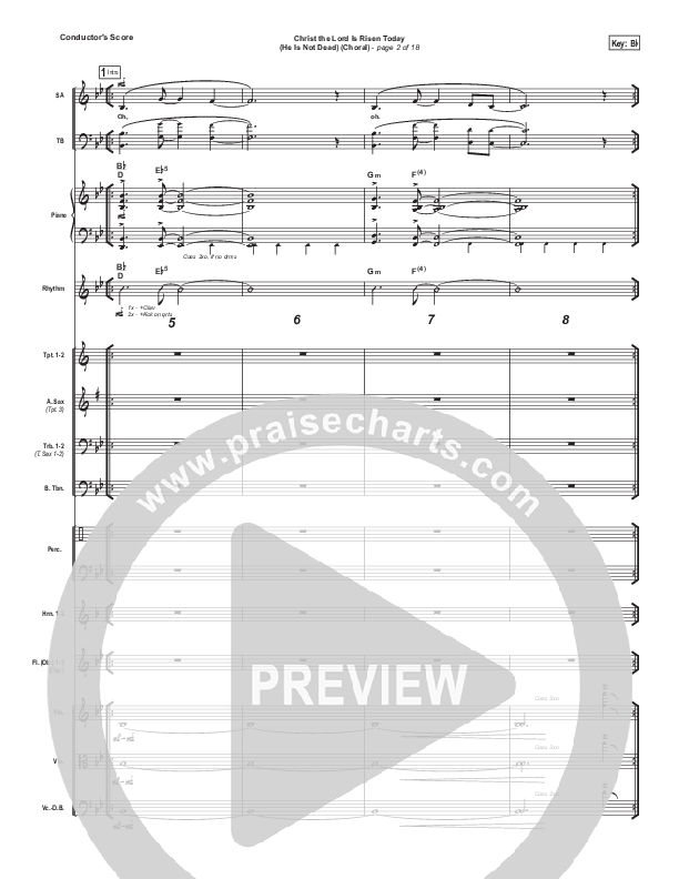 Christ The Lord Is Risen Today (He Is Not Dead) (Choral Anthem SATB) Orchestration (NCC Worship / Arr. Luke Gambill)