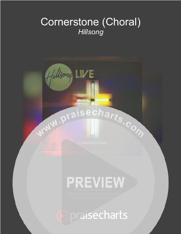 Cornerstone (Choral Anthem SATB) Orchestration (Hillsong Worship / Arr. Luke Gambill)