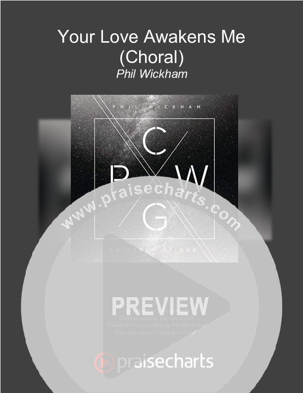 Your Love Awakens Me (Choral Anthem SATB) Orchestration (Phil Wickham / Arr. Luke Gambill)