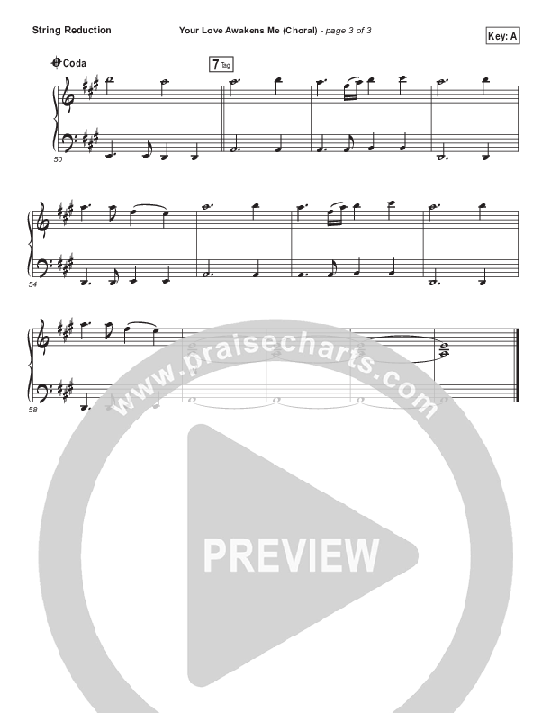 Your Love Awakens Me (Choral Anthem SATB) Synth Strings (Phil Wickham / Arr. Luke Gambill)