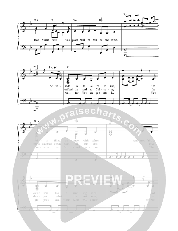 Hosanna Choir Sheet (SATB) (Casey J)