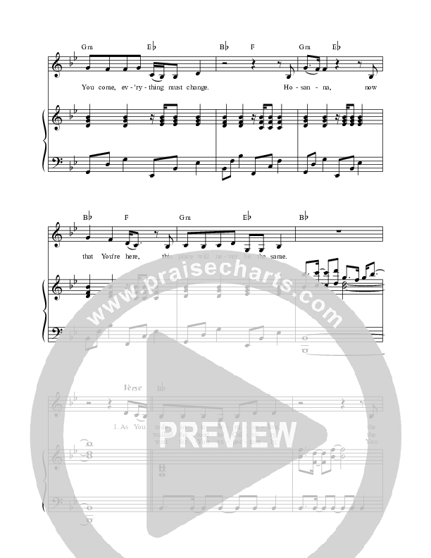 Hosanna Piano/Choir (SATB) (Casey J)