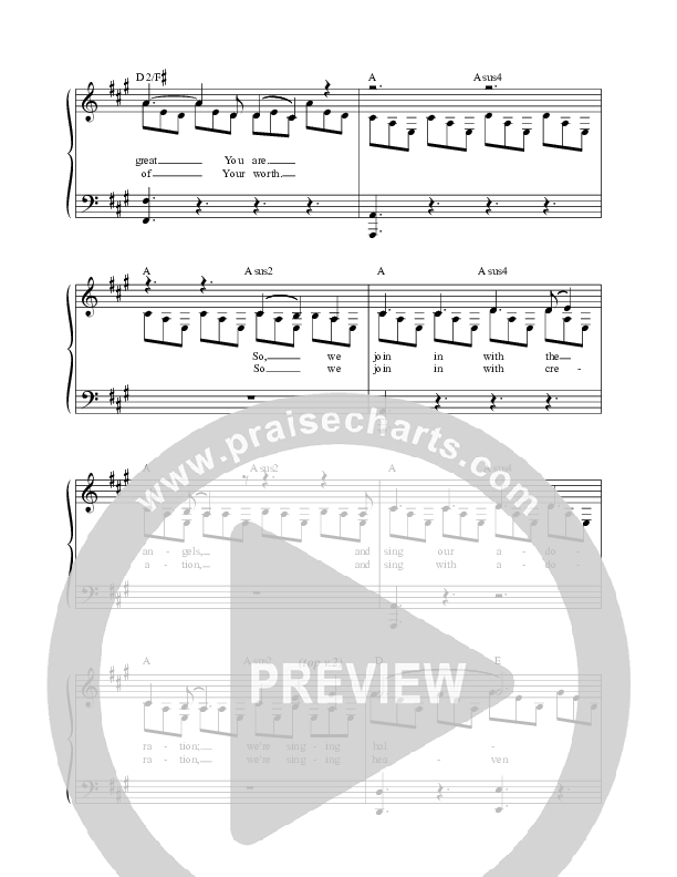 Creation Testifies Choir Sheet (SATB) (Casey J)