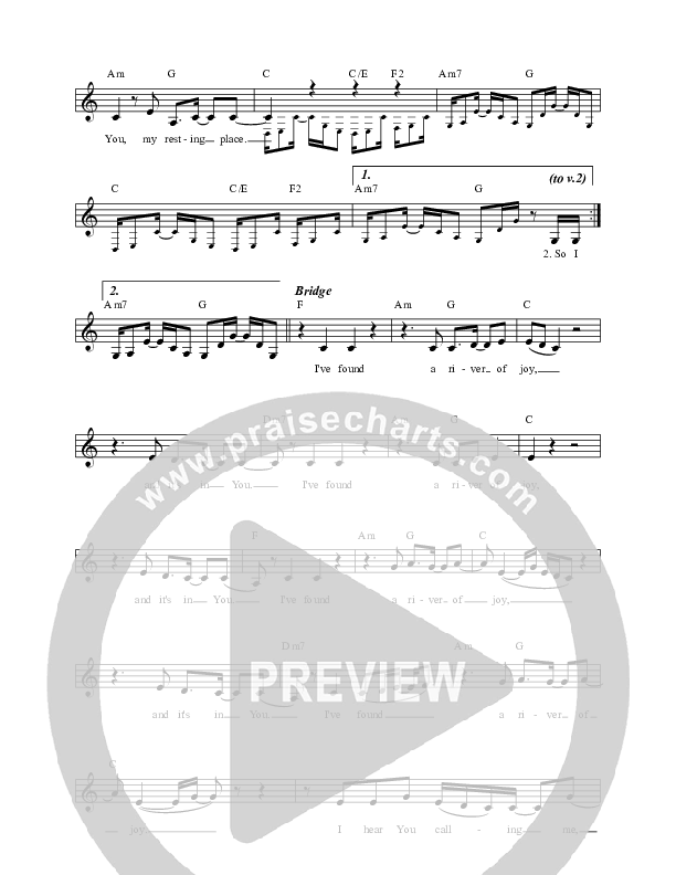 Resting Place Lead Sheet (Casey J)