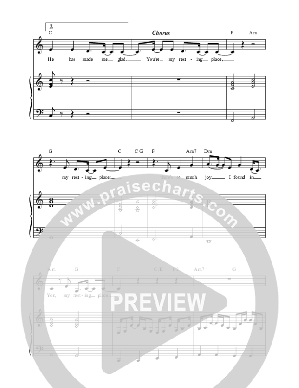 Resting Place Piano/Choir (SATB) (Casey J)