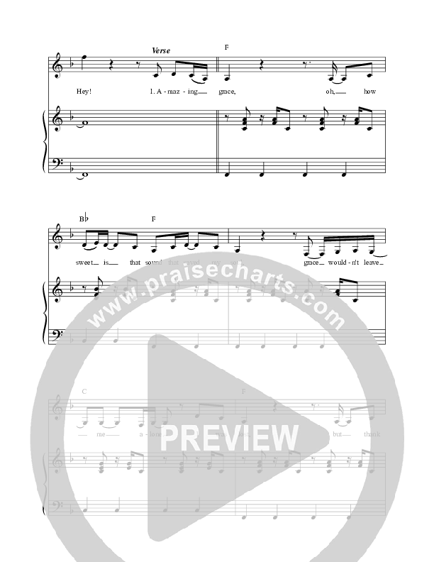 Grace Wouldn't Leave Me Piano/Choir (SATB) (Casey J)