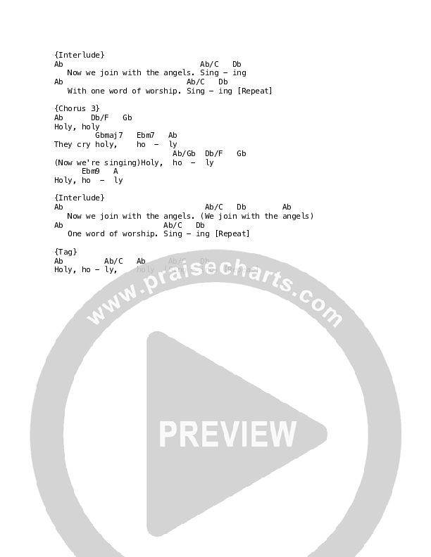 One Word Chords & Lyrics (Casey J)