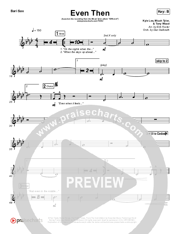 Even Then Bari Sax (Micah Tyler)