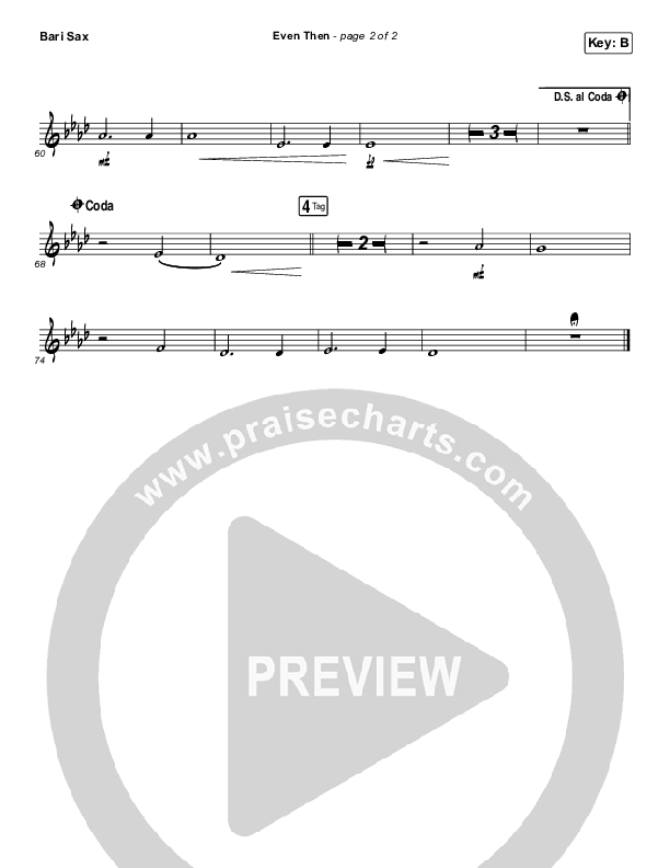 Even Then Bari Sax (Micah Tyler)