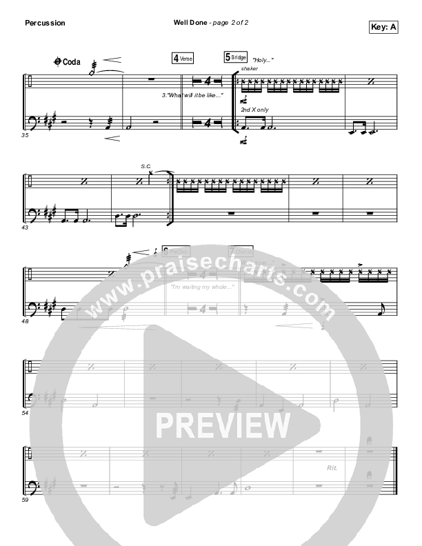 Well Done Percussion (The Afters)