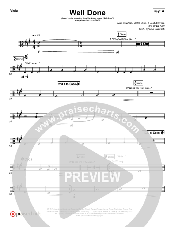 Well Done Viola (The Afters)