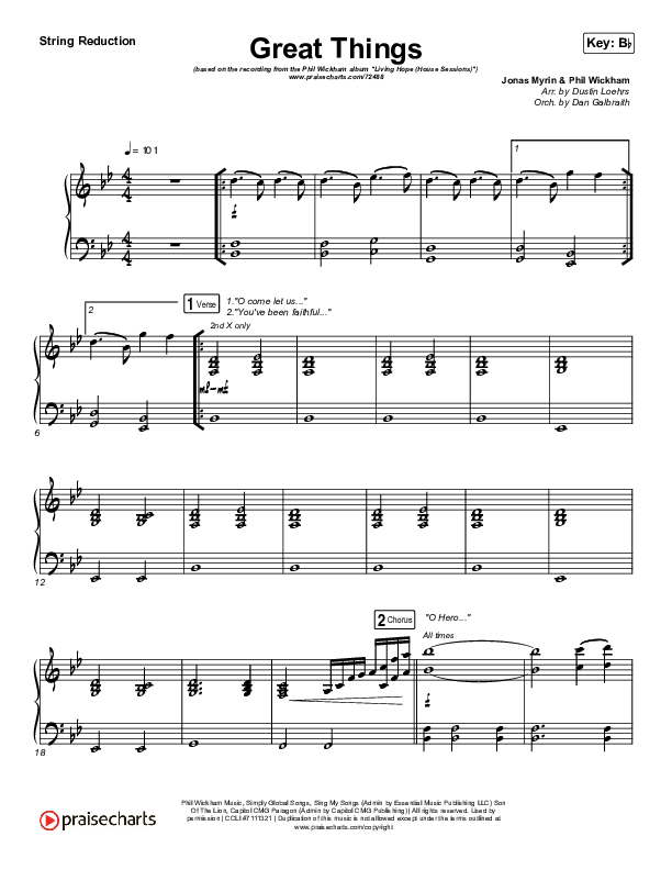 Great Things String Pack (Phil Wickham)