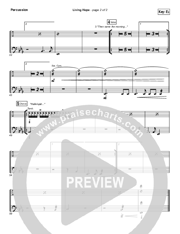 Living Hope Percussion (Phil Wickham)