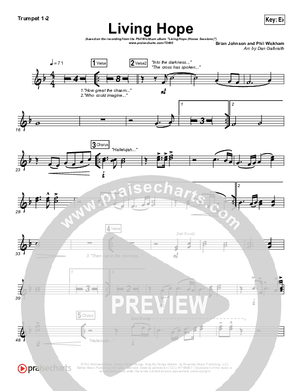 Living Hope Brass Pack (Phil Wickham)