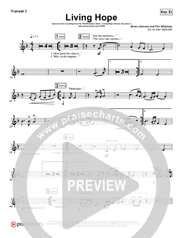 Living Hope Trumpet 3 (Phil Wickham)