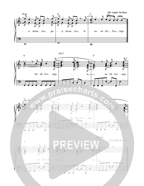 Holy Places Lead Sheet (Corey Voss / Madison Street Worship / Harley Rowell)