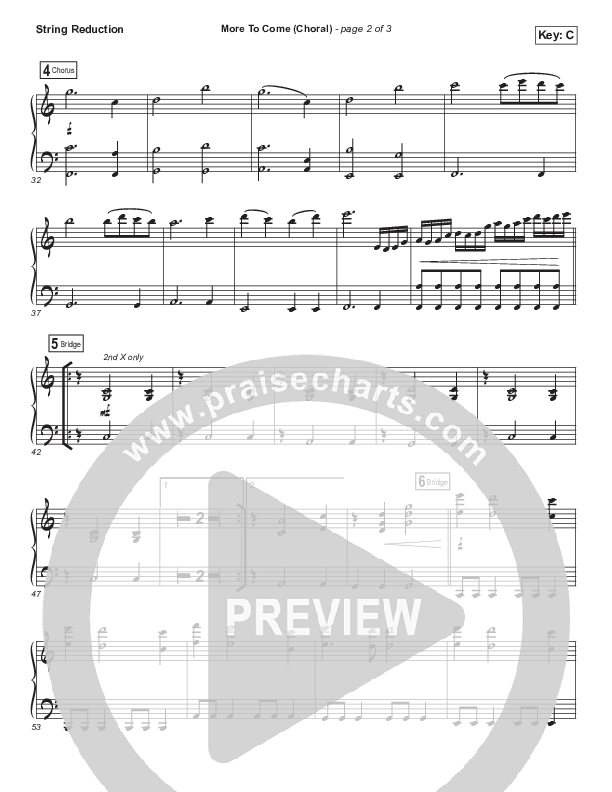 More To Come (Choral Anthem SATB) Synth Strings (Passion / Kristian Stanfill / Arr. Luke Gambill)
