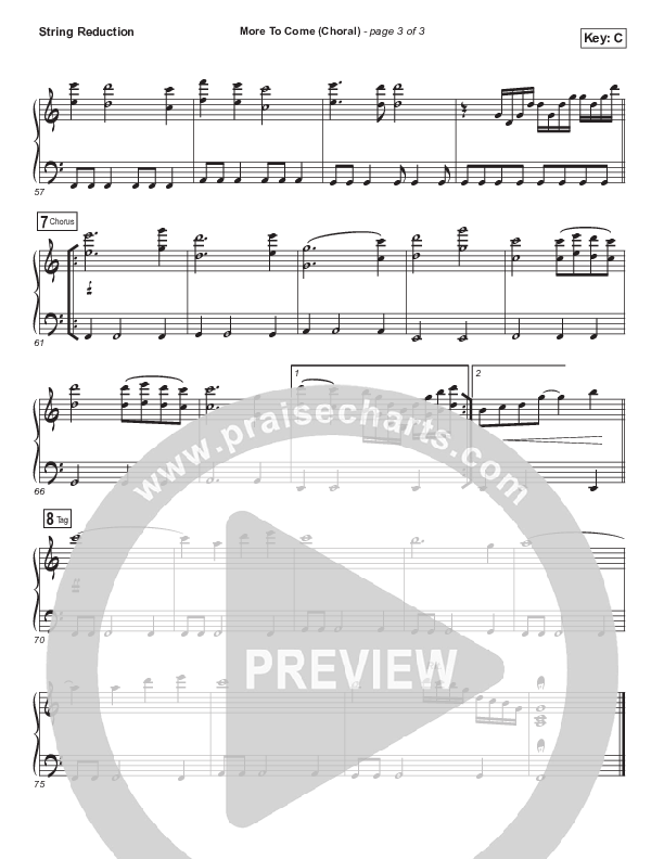 More To Come (Choral Anthem SATB) Synth Strings (Passion / Kristian Stanfill / Arr. Luke Gambill)