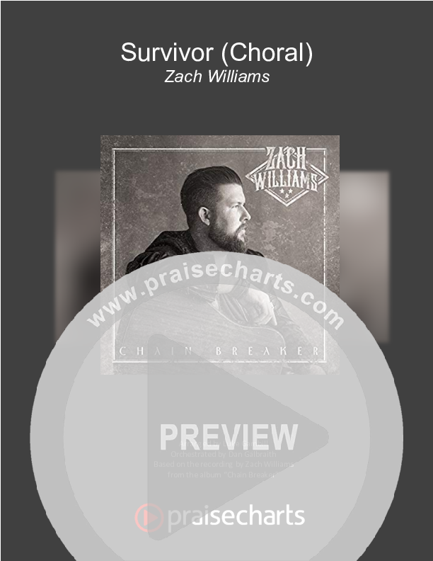 Survivor (Choral Anthem SATB) Orchestration (Zach Williams / Arr. Luke Gambill)