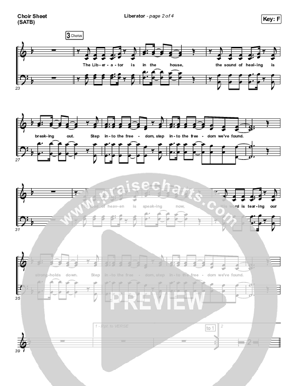 Liberator Choir Vocals (SATB) (Corey Voss / Madison Street Worship / Annalise Bush)