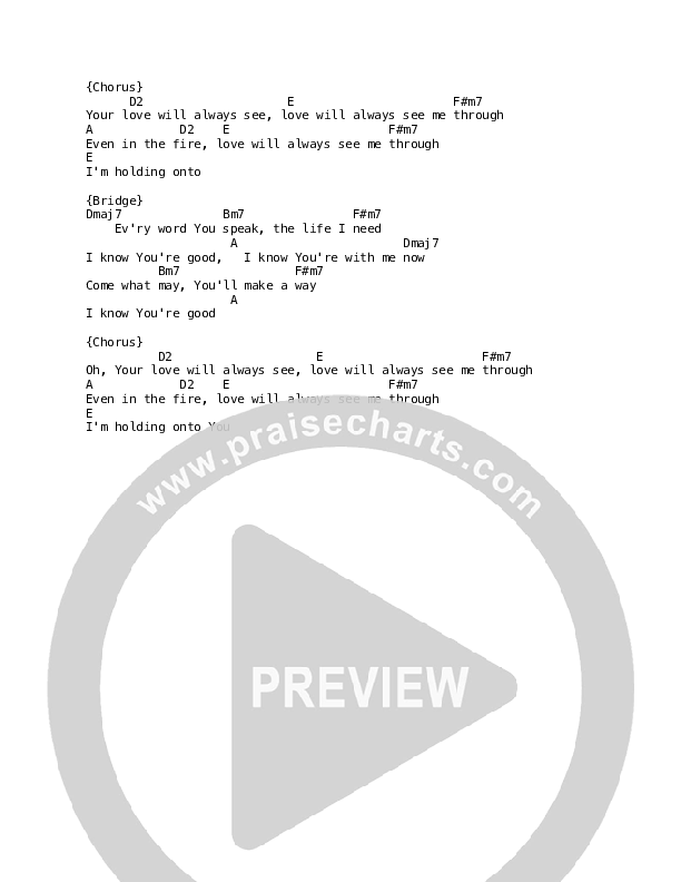 See Me Through Chords & Lyrics (Luke + Anna Hellebronth)