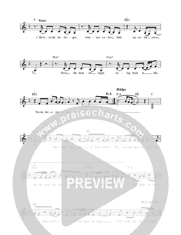 Written In The Skies Lead Sheet (Luke + Anna Hellebronth)