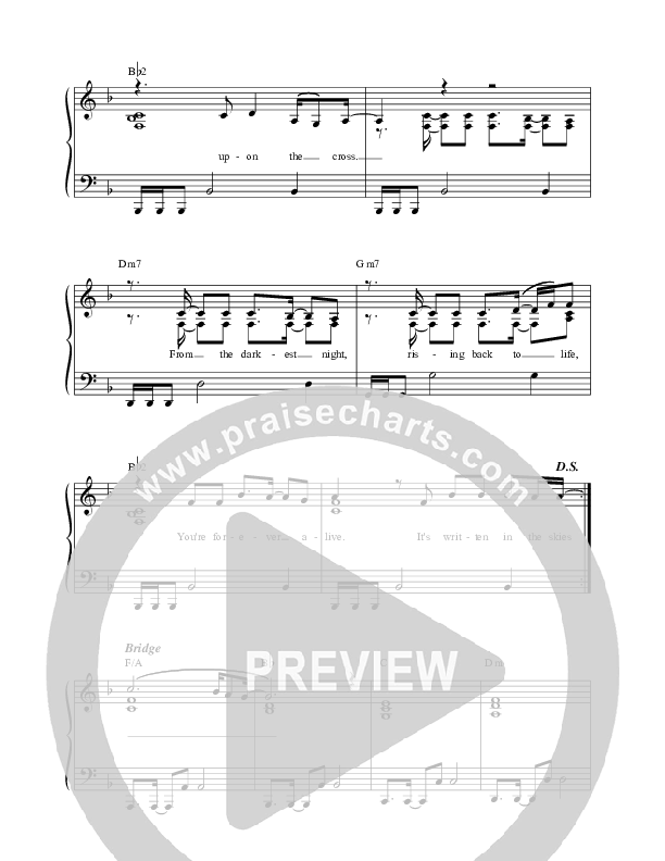 Written In The Skies Lead Sheet (SAT) (Luke + Anna Hellebronth)