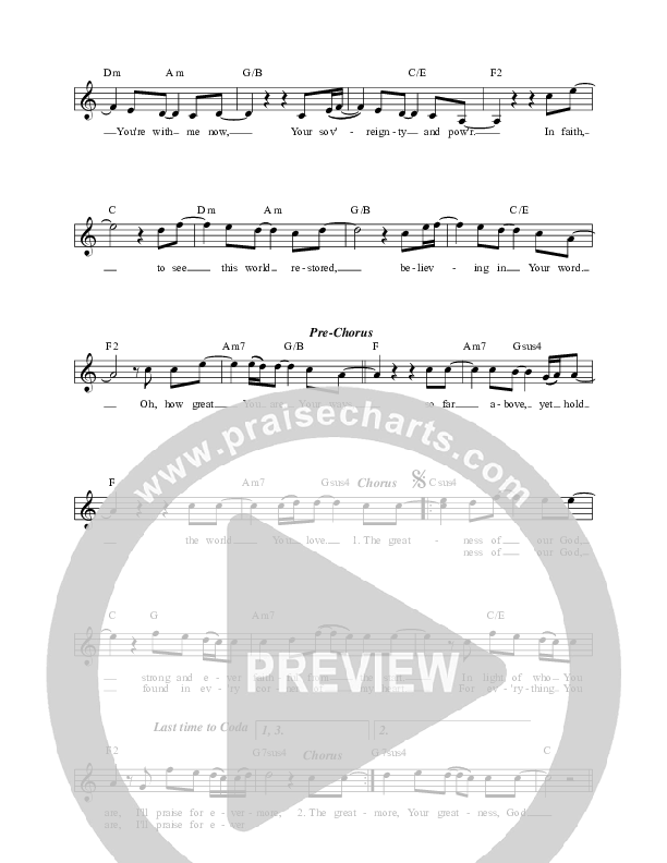 Greatness Lead Sheet (Luke + Anna Hellebronth)