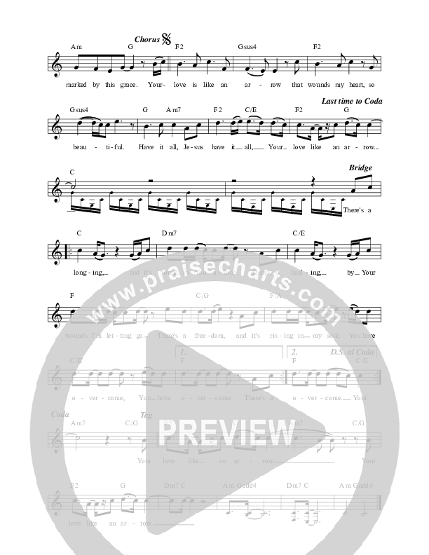 Arrow Lead Sheet (Luke + Anna Hellebronth)