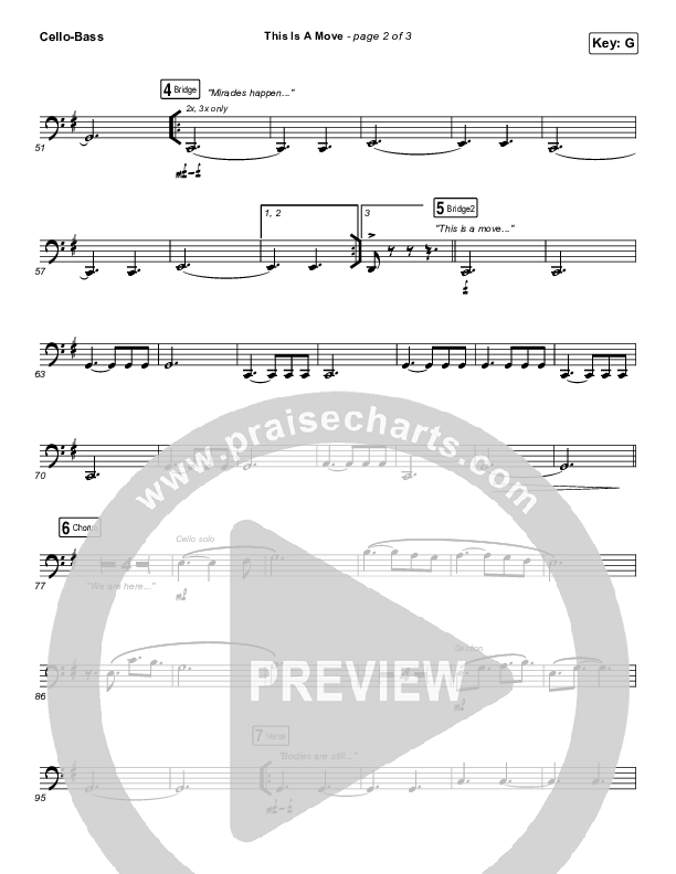 This Is A Move (YouTube) Cello/Bass (Brandon Lake / Bethel Music)