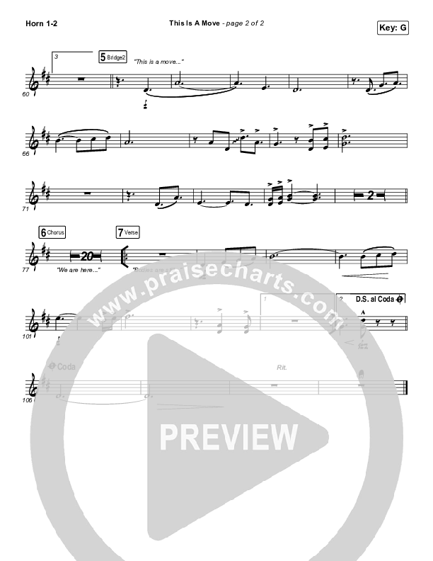 This Is A Move (YouTube) Brass Pack (Brandon Lake / Bethel Music)