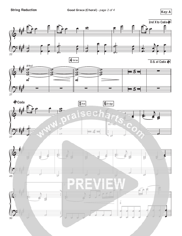 Good Grace (Choral Anthem SATB) Synth Strings (Hillsong UNITED / Joel Houston / Arr. Luke Gambill)