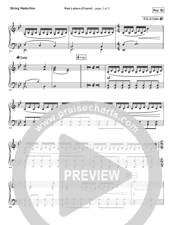Red Letters (Choral Anthem SATB) Synth Strings (Crowder / Arr. Luke Gambill)