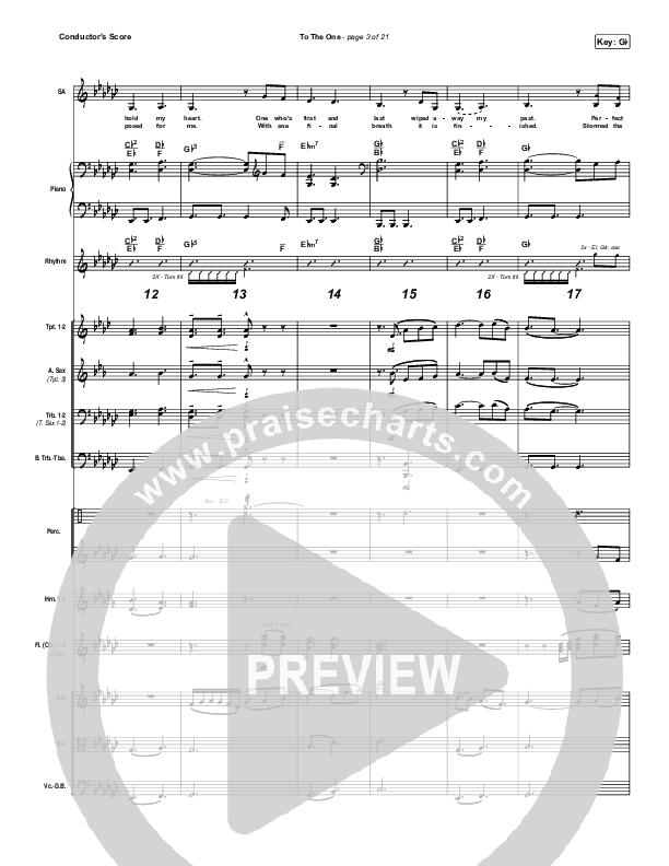 To The One Conductor's Score (UPPERROOM / Meredith Mauldin / Oscar Gamboa / Beau Maddox)