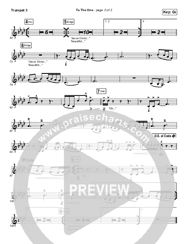 To The One Trumpet 3 (UPPERROOM / Meredith Mauldin / Oscar Gamboa / Beau Maddox)