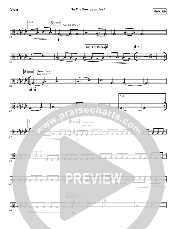 To The One Viola (UPPERROOM / Meredith Mauldin / Oscar Gamboa / Beau Maddox)