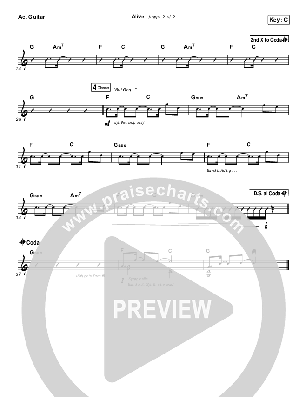 Alive Acoustic Guitar (Big Daddy Weave)