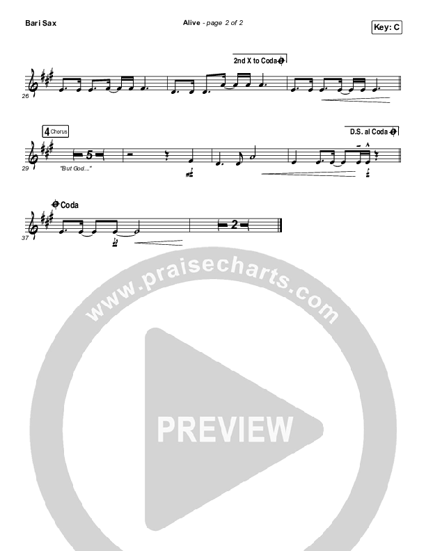 Alive Bari Sax (Big Daddy Weave)