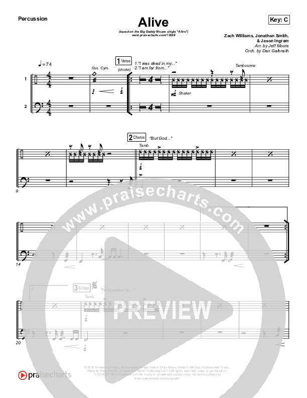 Alive Percussion (Big Daddy Weave)