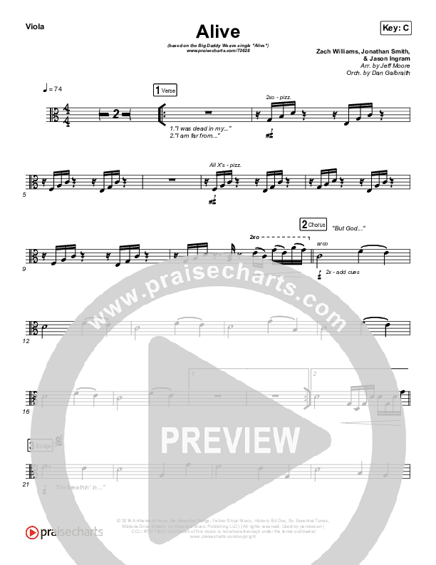 Alive Viola (Big Daddy Weave)