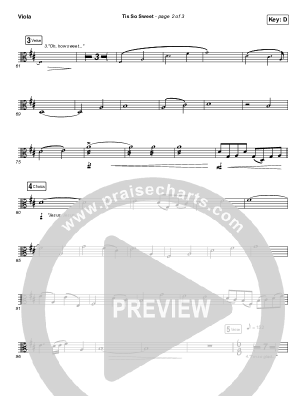 Tis So Sweet To Trust In Jesus (Live) Viola (Shane & Shane)