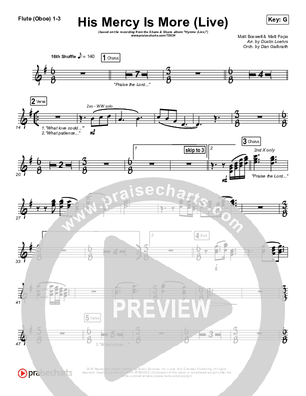 His Mercy Is More (Live) Wind Pack (Shane & Shane)